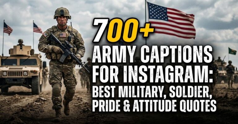 Army Captions for Instagram