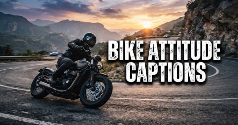 Bike Attitude Captions