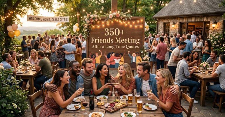 Friends Meeting After a Long Time Quotes