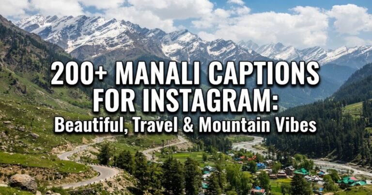 Manali Captions