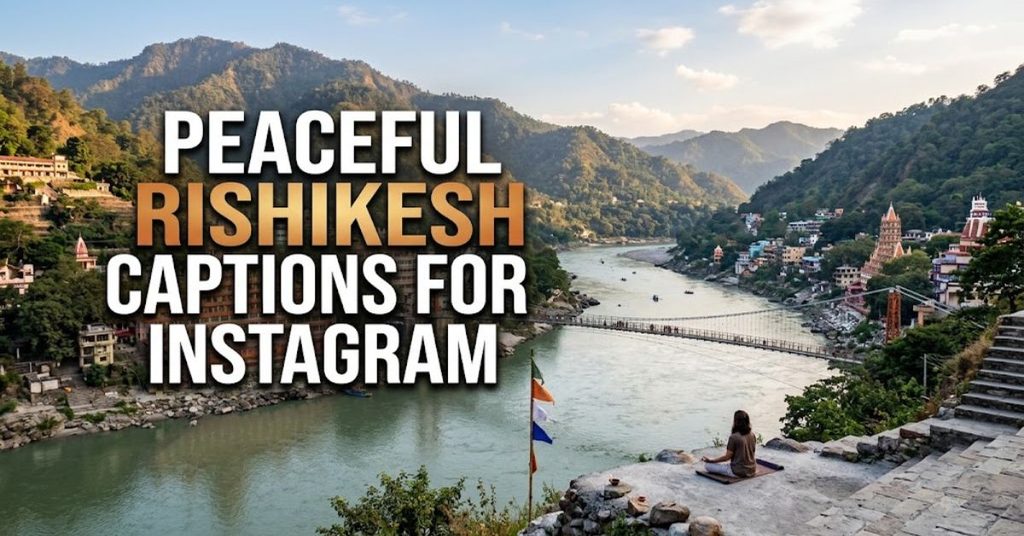 Peaceful Rishikesh Captions for Instagram
