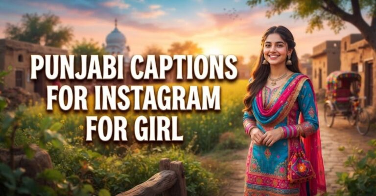 Punjabi Captions for Instagram for Girl